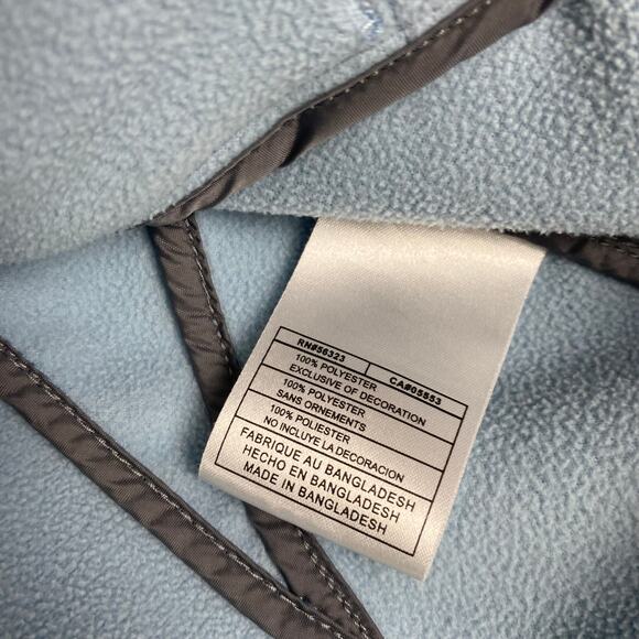 Nike Fleece Jacket Basic Full-Zip Slate Blue Futuristic Gorpcore Techwear‎ Small - Picture 11 of 12